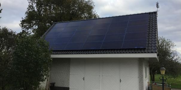 Installatie 30 zonnepanelen te Tienhoven