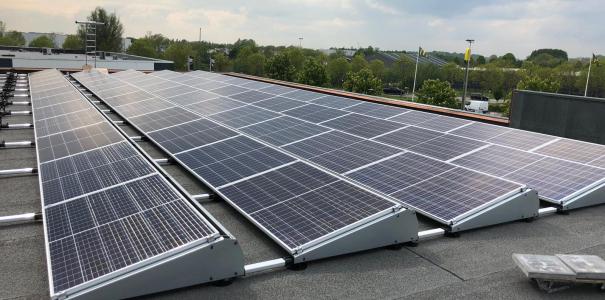 Aanleg 120 zonnepanelen Kidsroom Beuningen